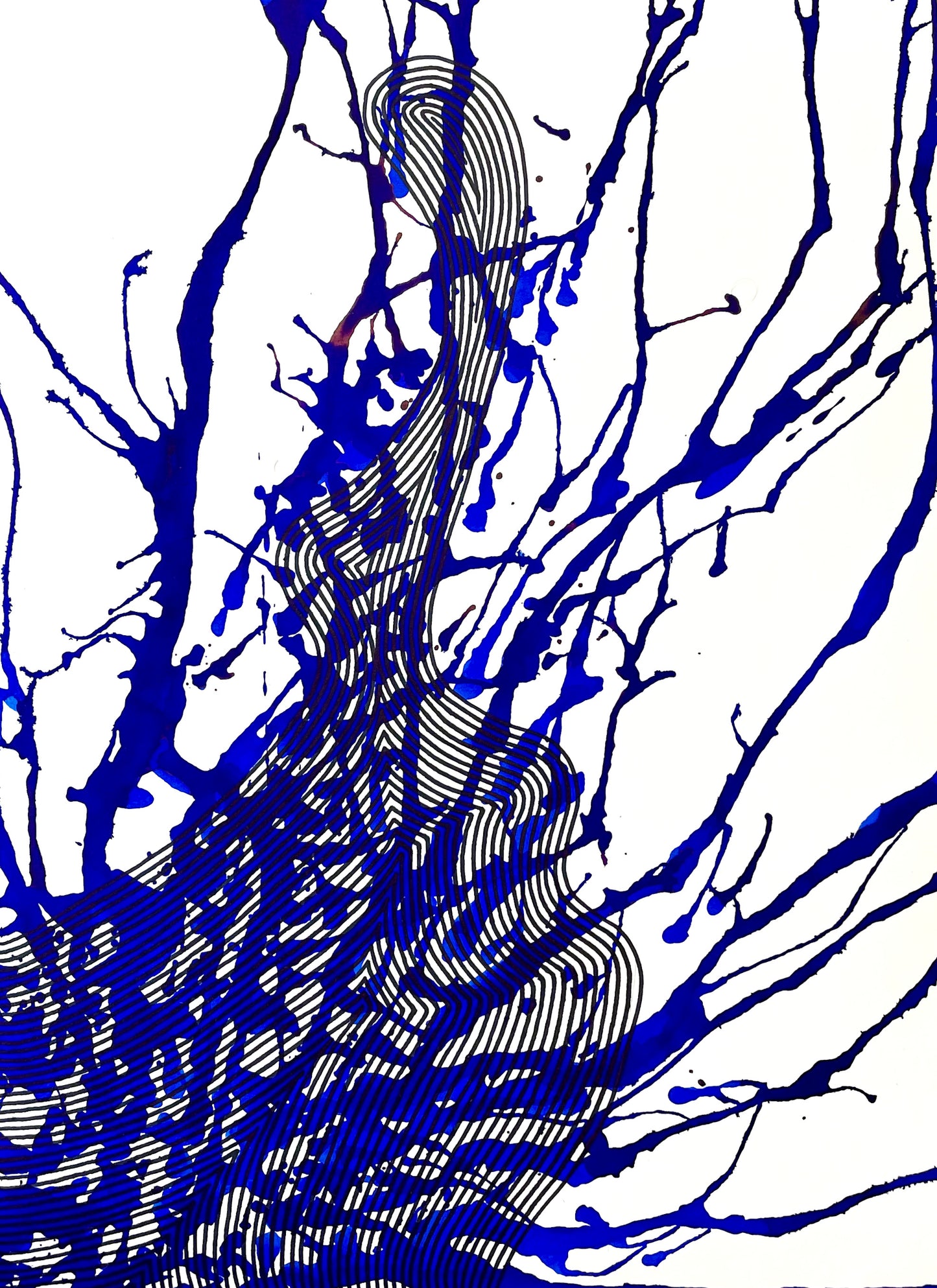 Behind the blues