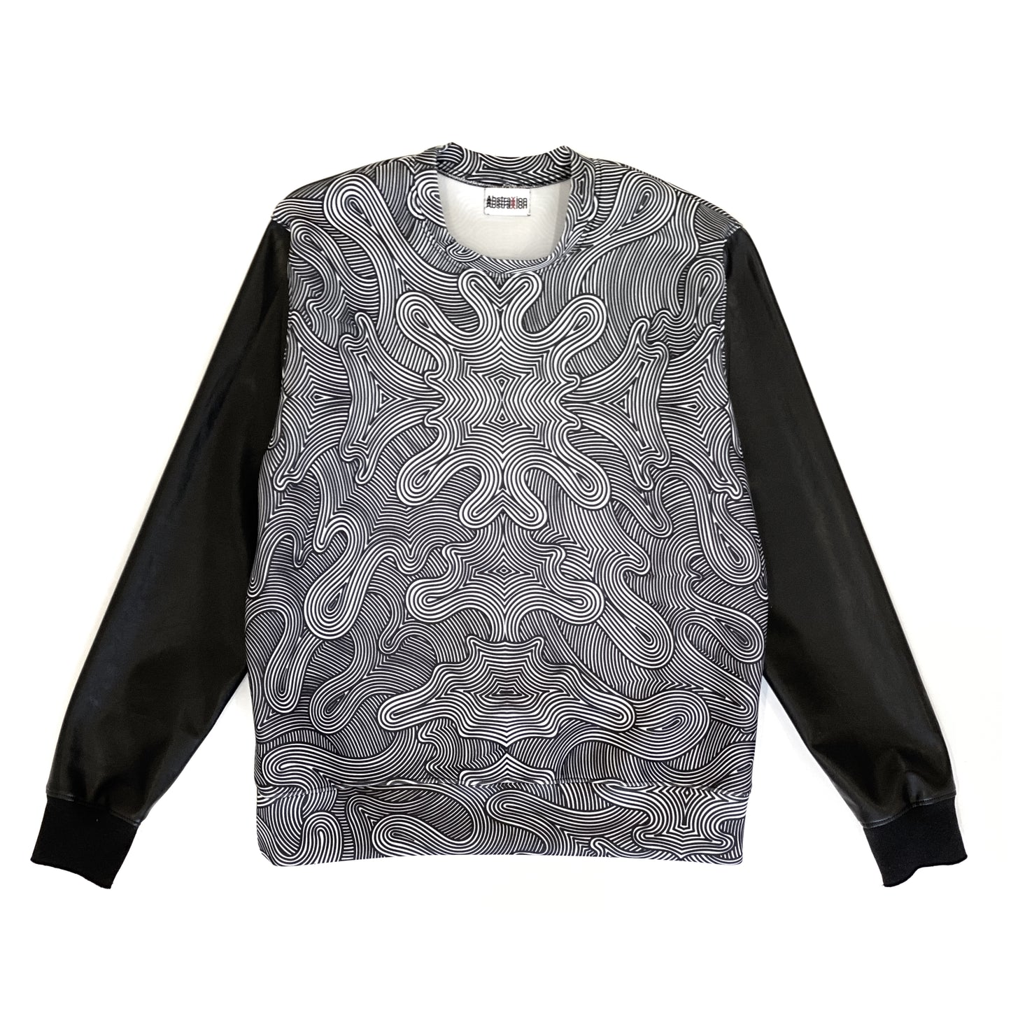 Suppression Leather Sweater
