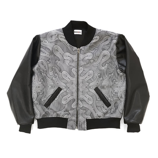 Suppression Leather Bomber Jacket